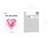 Picture of FOIL BALLOON HEART PALE PINK 24 INCH